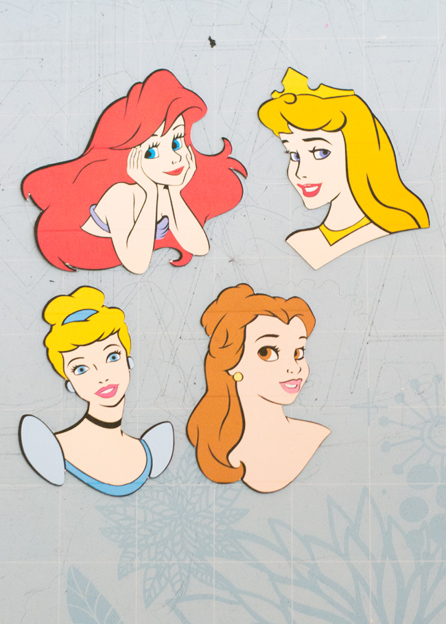 Disney Print then Cut magnets with the Design Space File - Frenchie