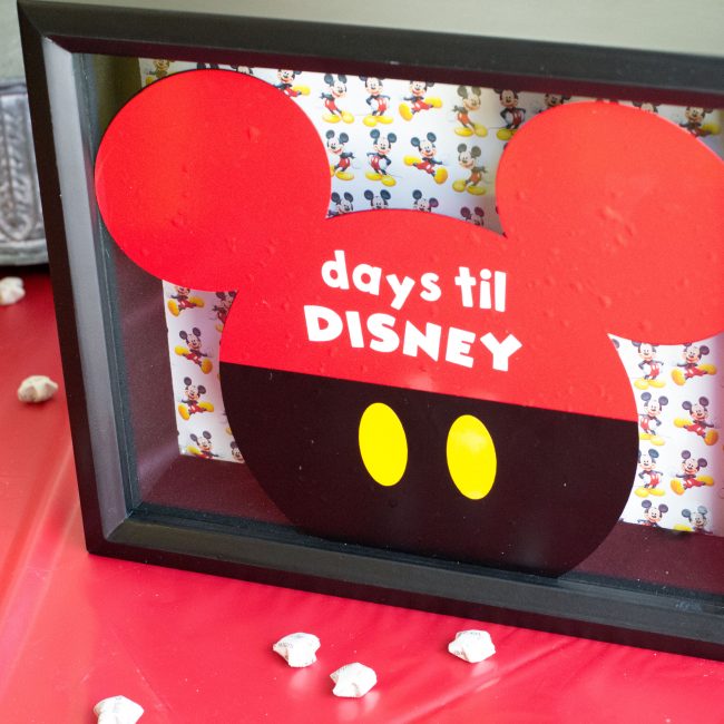 diy disney vacation countdown