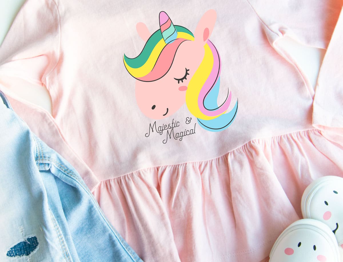 Unicorn SVg Files kids unicorn shirt Cricut