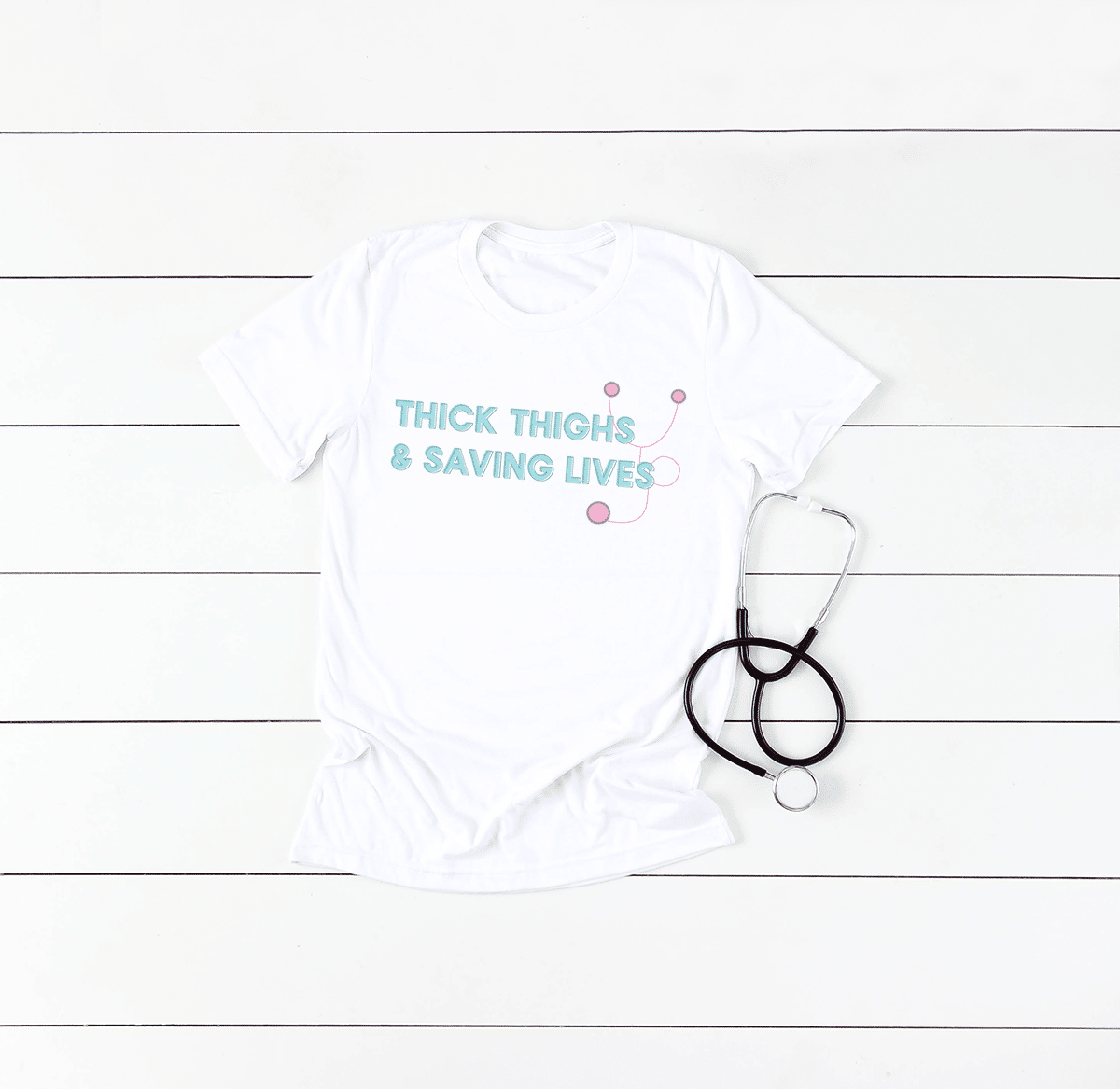 Thick Thighs and saving lives free nursing svg